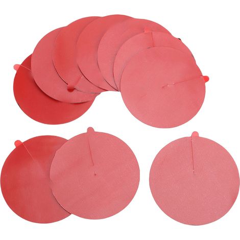 Lot de 10 pastilles adhésives double face rondes en TPE de 5 cm (2 pouces), résistantes à la chaleur, pour pare-brise, tableau de bord et GPS de voiture. (1/5)