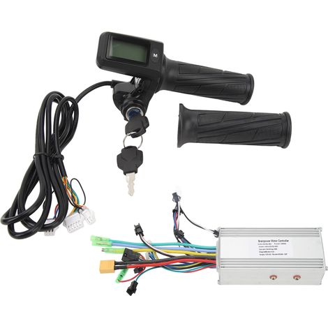 Kit de Contrôleur Vélo Électrique 36V 48V 1000W 38A 3 Modes sans Balais 805 Poignée Rotative avec Panneau pour Conversion Bicyclette (1/5)