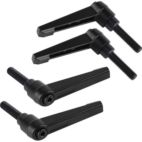 ® 4PCS Poignées de Serrage Réglables M8, Poignée de Levier de Serrage Rapide en Acier avec 32mm Goujon (1/5)