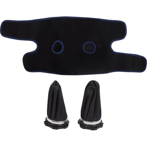Attelle de genou réutilisable avec poche de glace ajustable, compresse chaude et froide à remplissage d'eau, coussin de refroidissement pour genou (1/5)