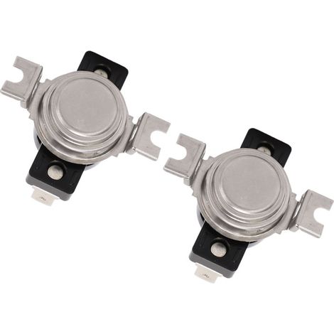 Paquete de 2 termostatos automáticos y sensibles KSD302R con doble placa metálica, control de temperatura 250 V 25 A (1/5)