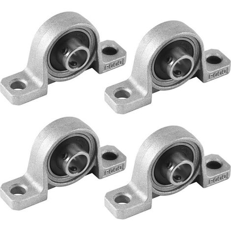 LaBlanc – 4 Stück Stehlager, 10 mm Zinklegierungs-Wellenlager, Kugellager für 3D-Druckerachsen (1/5)