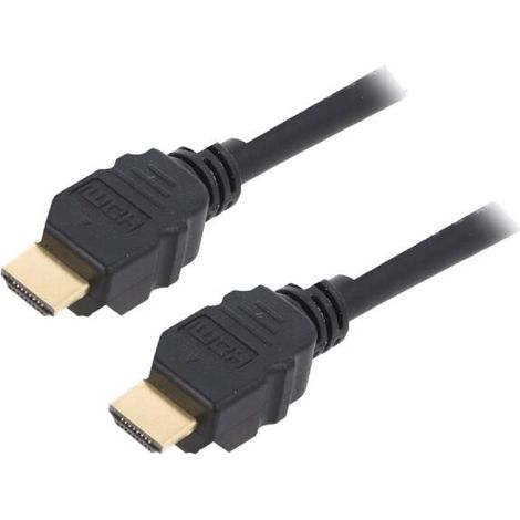 Cable HDMI 2.1 prise male des deux cotes UHD 4K 8K 3m - Noir