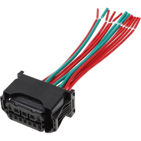 Cree una idea: Arnés de cableado para conector de lámpara halógena de faro de coche de 12 pines compatible con E60, G30, E63, F20, F30, E87, E90, E92, 6925638, 61132359991, piezas de automóvil, 15 cm (1/5)