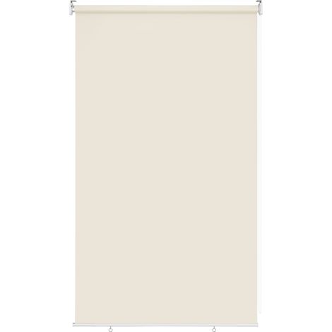 Jiubiaz Senkrechtmarkise 140x240 cm Balkonrollo Beige UV Schutz Sonnenschutz Sichtschutz wasserdicht wetterfest Balkon Terrasse