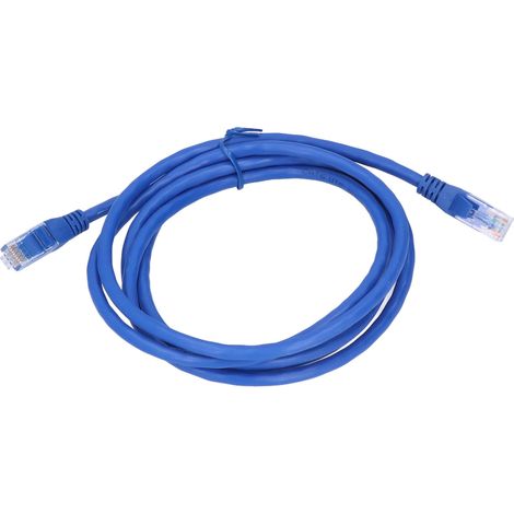 Kilomega Cat6 Ethernet-Kabel, 8-adrig verdrillt, ungeschirmt, 2 m / 6,6 ft, Internet-Netzwerkkabel, 10er-Packung (1/5)