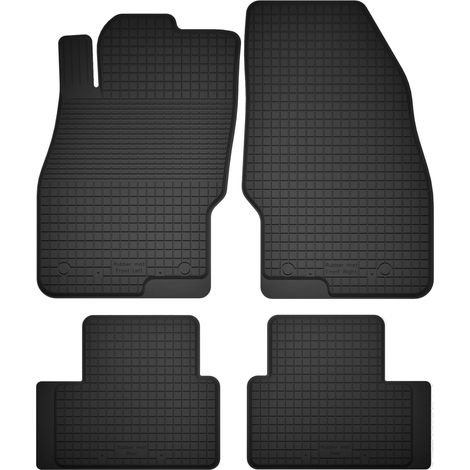 Tapis de sol en caoutchouc, lot de 4, universels pour : Alfa Romeo Mito hatchback (2008-2019)