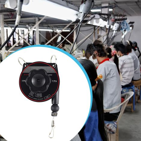 Équilibreur à Ressort Rétractable Pour Accessoire De Chaîne De Montage, Outil De Suspension Durable 0.6 à 3.0KG