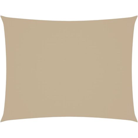 Maison Exclusive - Parasole a Vela Oxford Rettangolare 3,5x5 m Beige (1/5)