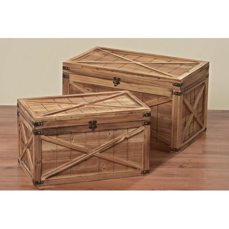 TRUHE 65X38X38CM,HOLZ