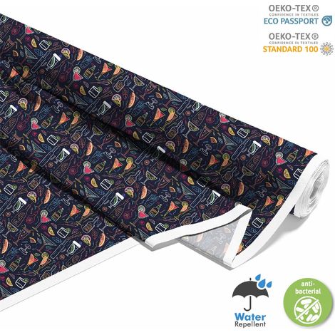 TESSUTI DECORATIVI PER ESTERNI OXFORD - Motivo Cocktail  DX8749 (1/5)