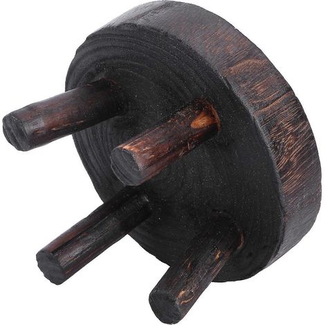 Tabouret haut, étagère de rangement, support pour pot de fleurs en bois, compatible avec la maison, 1 pièce (1/5)
