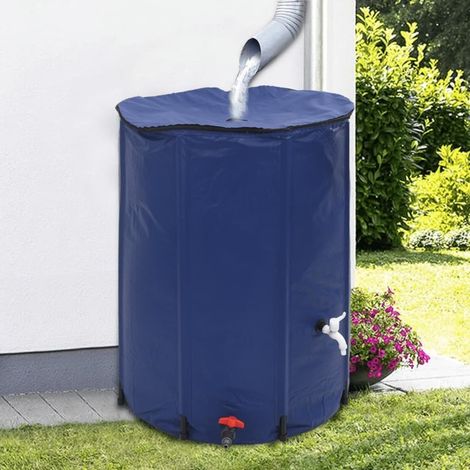 Serbatoio d'acqua pieghevole con rubinetto, 750 L, in PVC (1/5)