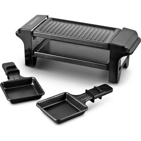 Kitchencook - Rcrigiblack - Noir - Raclette Grill 2 Personnes - 350 W (1/4)