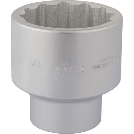 Draper 60mm Bi-Hexagon Socket for 1-Inch Square Drive – Metric 1/2" Drive Bi-Hexagon Socket (Model 67442) (1/5)