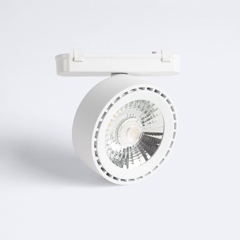 Foco Carril LED 15W para Barra Lineal Suwis 48V Blanco 2700K - 3500K - 4000K (1/3)