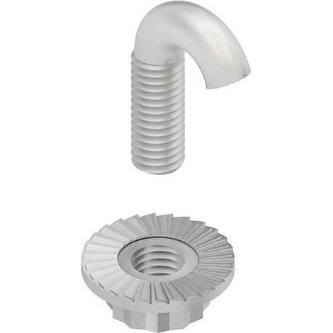 Multipack Niedax HAKENSCHRAUBE M6 +MUTTER (GRSM 6 V) - 50 Stück