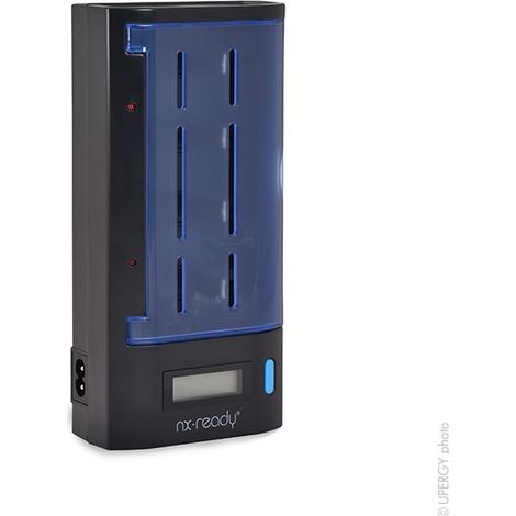 NX - Chargeur universel piles NX READY pour 4AA/AAA/C ou D et 2x9V NiMH/NiCd - Prise EU et UK (1/4)