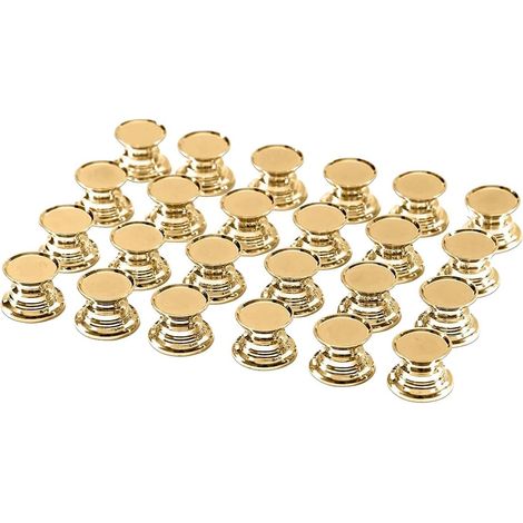 Lot de 24 bases boutons tiroir en résine époxy cristal à monter (1/5)