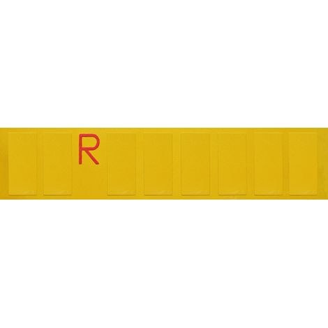 Targa ripetitrice provvisoria per rimorchi - 480x110 mm