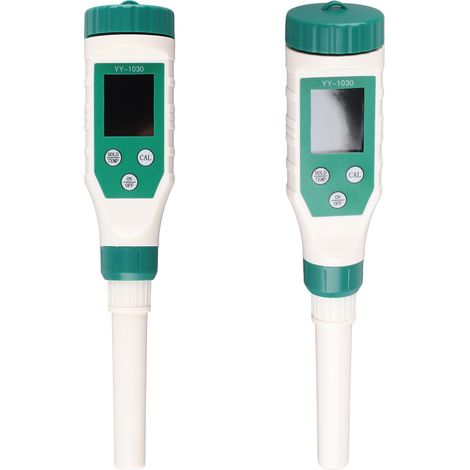Testeur de qualité de l'eau 2 en 1, pH-mètre numérique Bluetooth, testeur d'acidité/alcalinité pour la pâte, le fromage, les cosmétiques et le sol livré sans pile. (1/5)