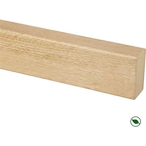Forestea – Lot de 4 tasseaux séparateurs MDF chêne naturel 2700 x 50 x 28 mm – Finition naturelle – Pose facile par vissage ou collage