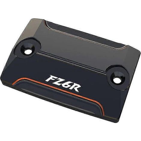 Motorradzubehör: Bremsflüssigkeitsbehälterdeckel für Vorder- und Hinterradbremse, passend für Yamaha FZ6 (2004–2009) und FZ6R (2009–2012), FZ6R LOGO12