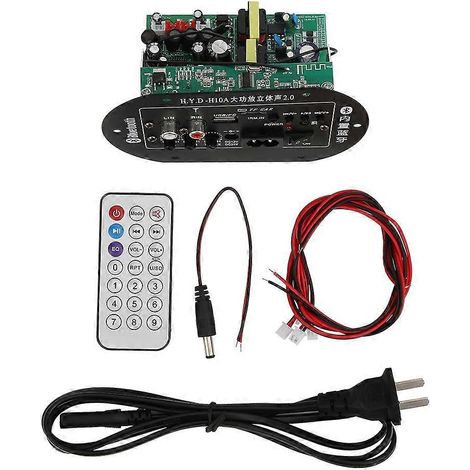 Module amplificateur audio pour voiture, double canal audio intégré, Bluetooth 30-150 W