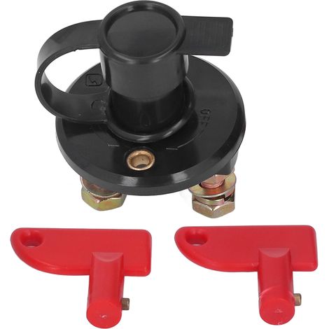 Interrupteur de déconnexion de batterie, coupe-circuit d'alimentation, accessoire 12 V/24 V CC pour voiture et bateau