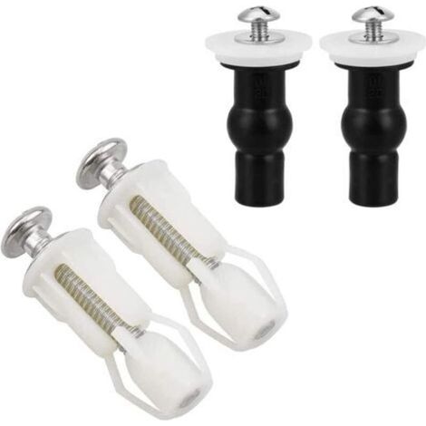 Vis de charnières de siège de toilette, boulons, raccords de siège de toilette, écrous supérieurs en (1/5)