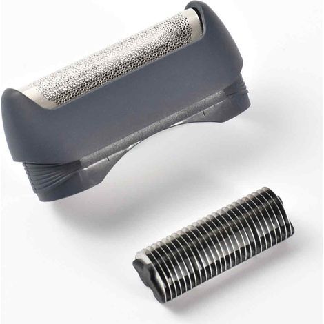 Tete De Rasage - Compatible Avec Rasoir Braun 130s-1 140 150 150s-1 - Grille En Aluminium - ABS Durable - Lot De 1 (1/5)