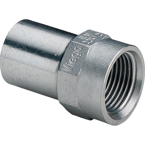 Pièce d'insertion Sanpress Inox 2312.1 en acier inoxydable 15 mm x Rp1/2
