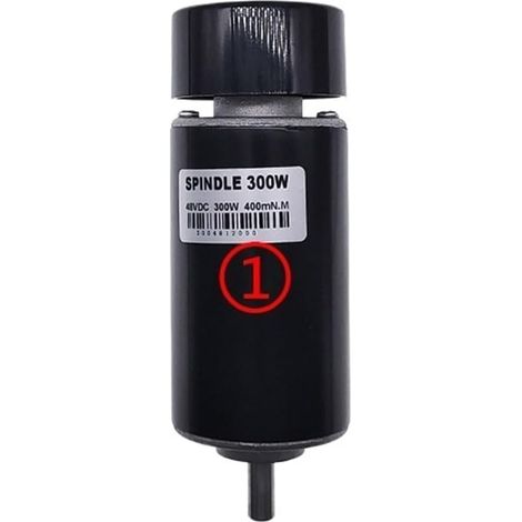 Kits de moteurs de broche CNC Ensemble de broches 300W 48V cc, 060v dc, régulateur de vitesse réglable, alimentation électrique for Machine à graver(48V 300W 1) (1/5)