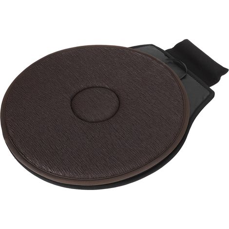 Coussin de voiture rond et portable rotatif à 360°, tapis de protection antidérapant pour femmes enceintes et personnes âgées (1/5)