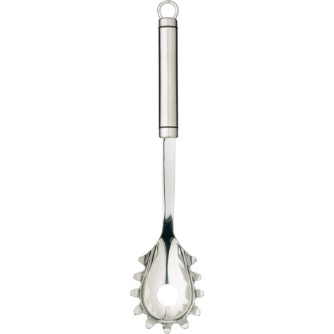 KitchenCraft Professional Cucharón para Pasta de Acero Inoxidable con Mango Ergonómico 32 cm