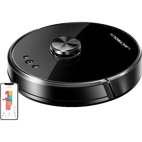 Aspirateur Robot, Navigation Intelligente, Forte Puissance d'Aspiration, APP (1/5)