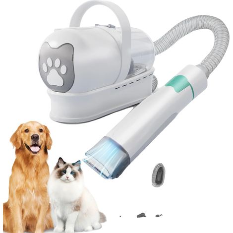 Aspiradora para mascotas, kit de aseo multifuncional, eliminación eficaz del pelo, UE (1/2)