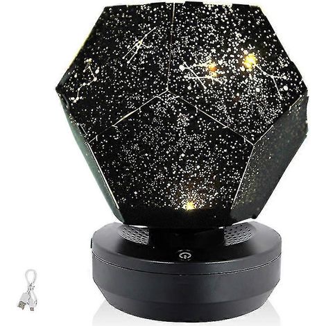 Proyector de cielo estrellado navideño con 60.000 estrellas, luz para armar uno mismo, planetario doméstico (1/4)