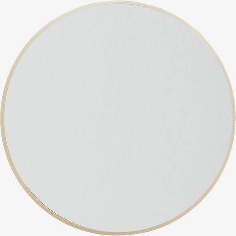 SKLUM Runder Wandspiegel Ø60 cm aus Aluminium Oreste Gold