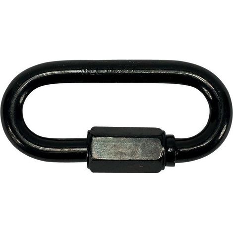 Moschettone Filettato Zincato 6,0 Millimetri Nero (A 100) (1/2)