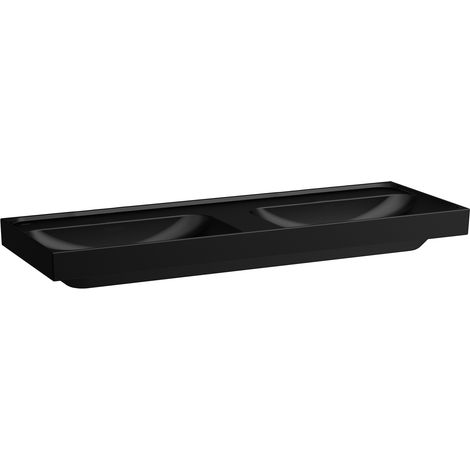 LAUFEN Meda lavabo double, encastrable, 1300x460mm, sans trou (1/4)