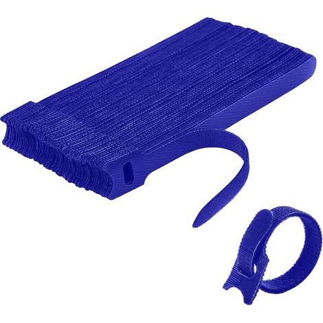 Kabelbinder [50 Stück], Kabelbänder, wiederverwendbare Kabelbinder, Kabelaufbewahrung, zum Zusammenbinden von Kabeln, g (1/5)