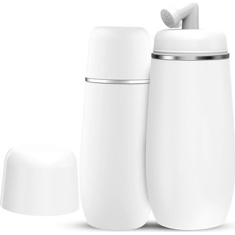 Tragbares Bidet,Spülflasche für die Zeit nach der Geburt,Für die persönliche Hygiene und Reinigung,400 ml,Weiß (1/5)