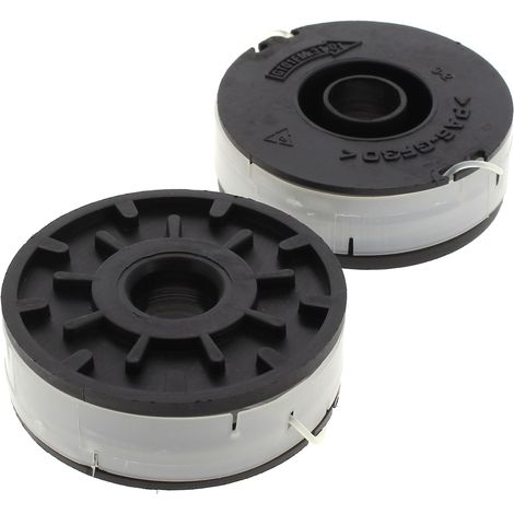 Bobine + fil pour coupe-bordures – Lot de 2 – Compatible avec modèles Florabest, Einhell, Gardena – Fil de 1.6mm pour coupe précise - clgt01fm3100 (1/4)