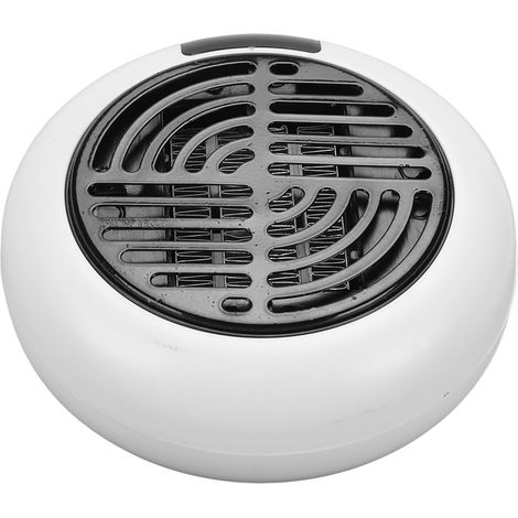 Mini chauffage mural électrique, prise EU 110-240V, souffleur portable blanc, réchauffeur d’appoint compact pour espace réduit, appareil de chauffage à brancher, 1 pièce. (1/5)