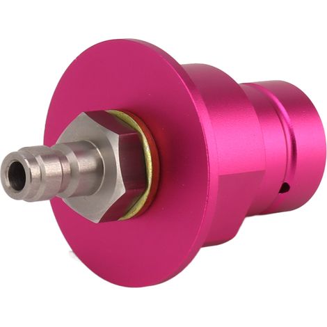 Adaptateur CO2 8mm raccord rapide facile machine eau gazeuse siphon valve recharge accessoire violet (1/5)
