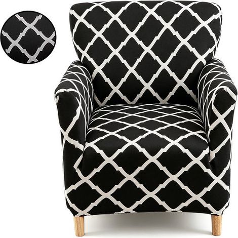 Funda para silla, Funda elástica para silla, Funda extraíble para silla, Funda para sillones de banquete/lectura, sillas de comedor (1/5)