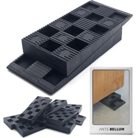 (Lot de 20) Cales d'Espacement en Plastique Cales de Montage pour Sols, Fenêtres et Portes, Alignement et Montage, Adaptées aux Travaux de Bricolage et Montage de Meubles