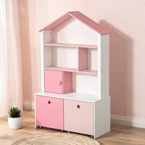 Étagère de rangement enfant avec 2 tiroirs à roulettes (1/5)