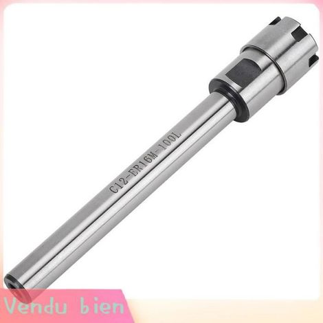 Garosa Support de mandrin à pince √Porte-pince De Serrage Rallonge Droite Pour Fraise ER16M-100L Longueur quincaillerie fraiseuse (1/4)